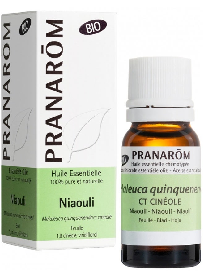 PRANAROM Pranarôm Bio Essential Oil Niaouli (Melaleuca quinquenervia CT cineole) 10 ml - Image 1